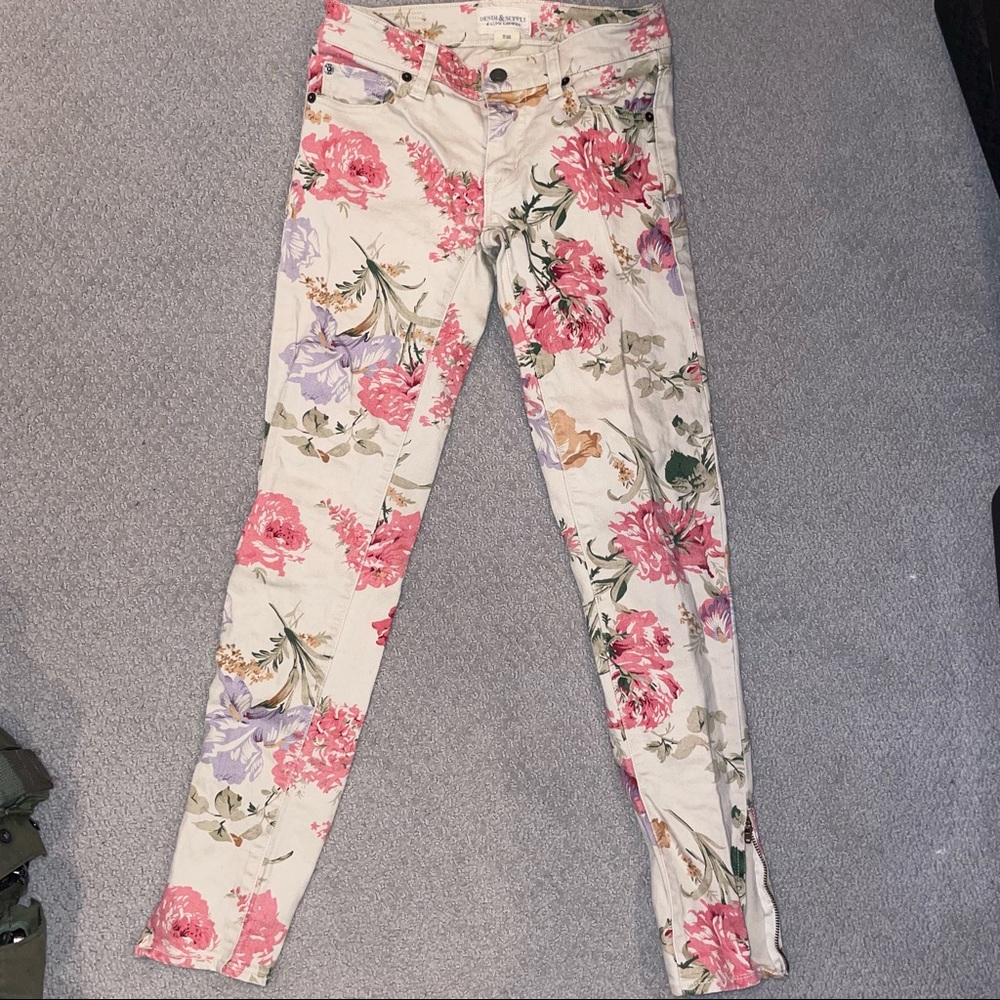 Floral Skinny Jeans